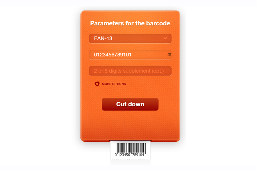 Online Barcode Generator Screenshot